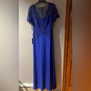 TADASHI SHOJI BLUE DRESS NWT